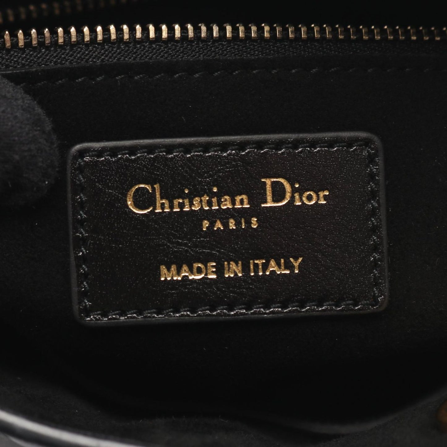Dior Handbag Lady Dior MY Abcdior Lady Dior Small Cannage Black Leather — view 4
