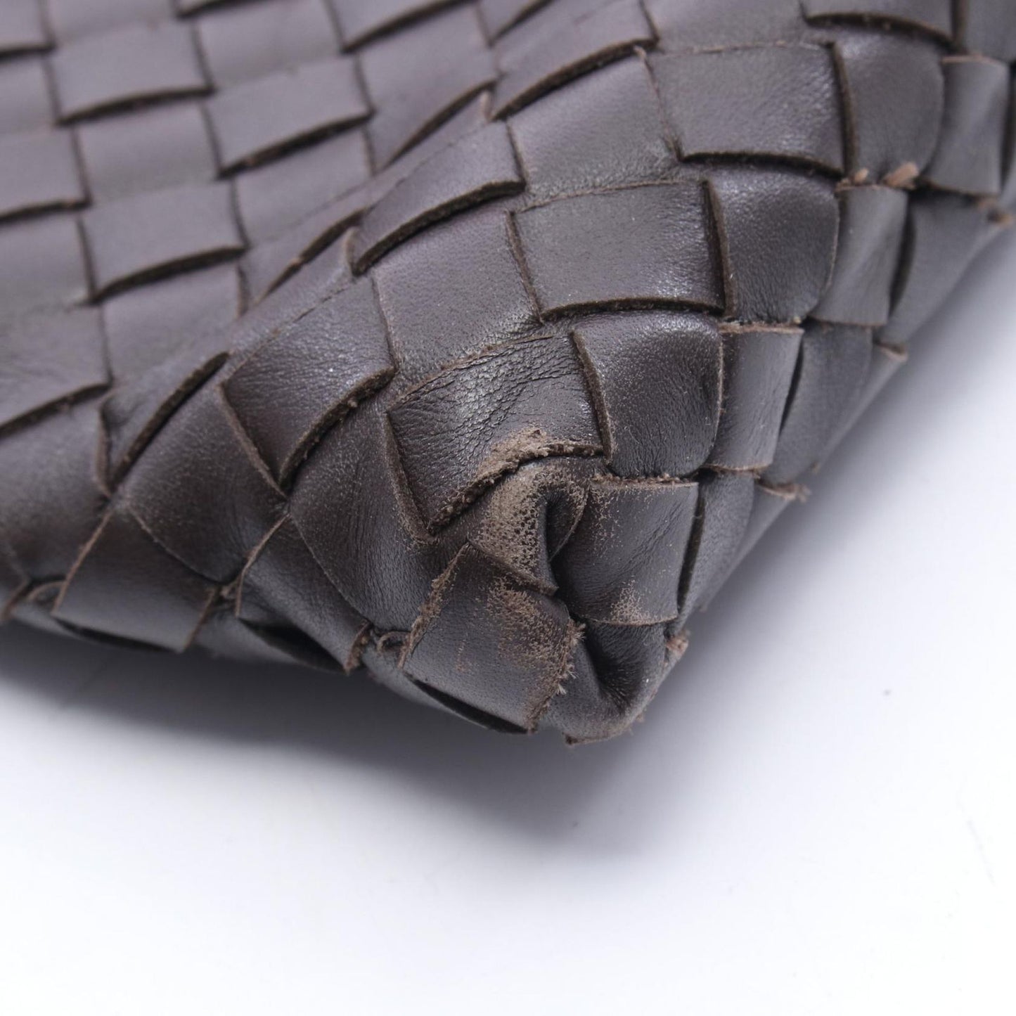 Bottega Veneta Shoulder Bag Intrecciato Small Brown Leather — view 7