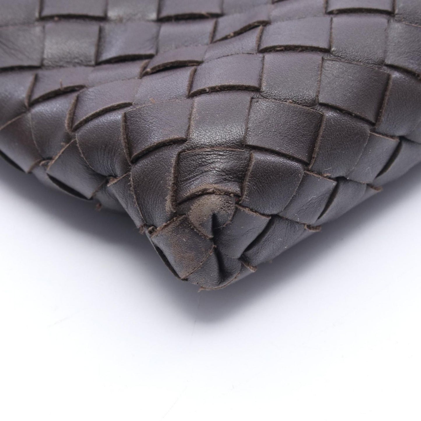 Bottega Veneta Shoulder Bag Intrecciato Small Brown Leather — view 5