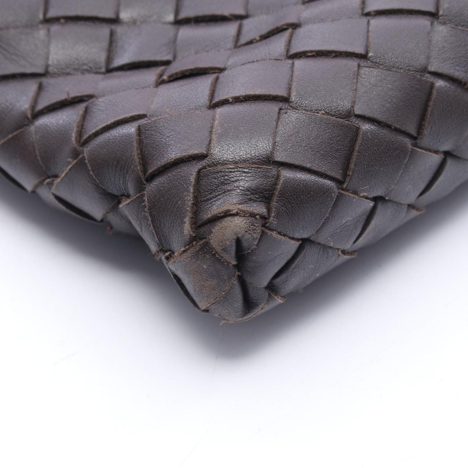 Bottega Veneta Shoulder Bag Intrecciato Small Brown Leather — view 5
