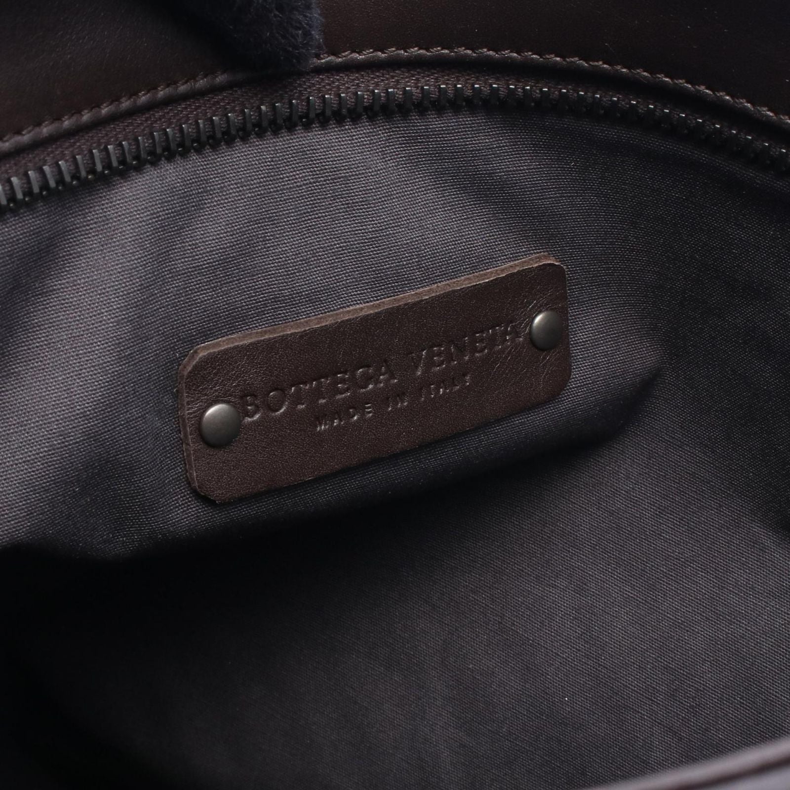 Bottega Veneta Shoulder Bag Intrecciato Small Brown Leather — view 4