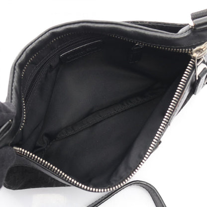 Dior Shoulder Bag Street Chic Trotter Black Canvas Leather — view 3