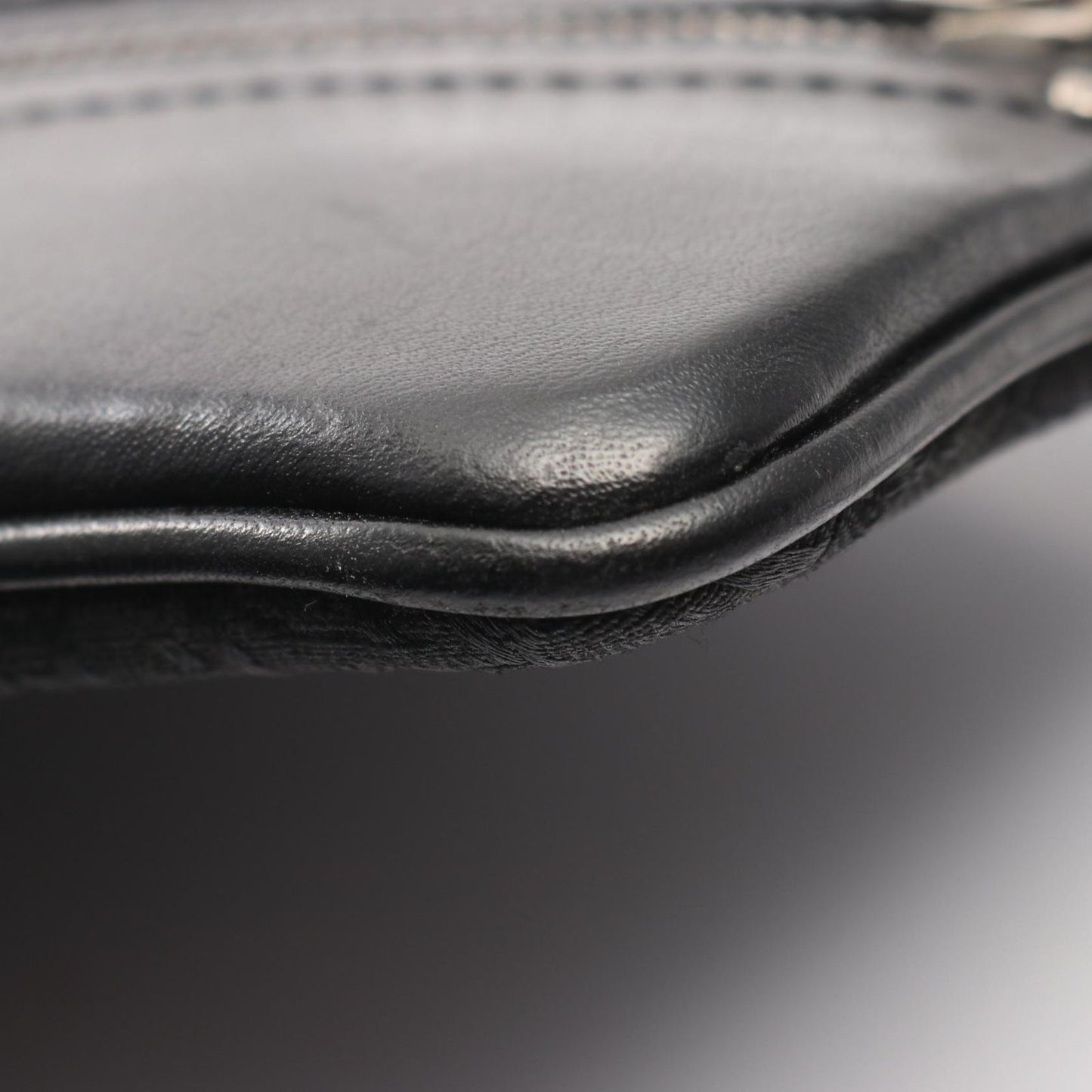 Dior Shoulder Bag Street Chic Trotter Black Canvas Leather — view 5