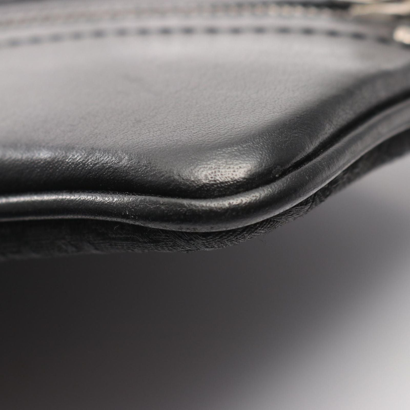 Dior Shoulder Bag Street Chic Trotter Black Canvas Leather — view 5