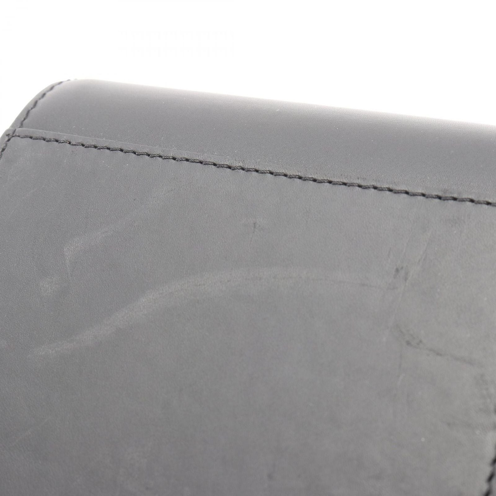 Loewe Handbag Hammock Bag Compact Black Leather Canvas 2-Way — view 8