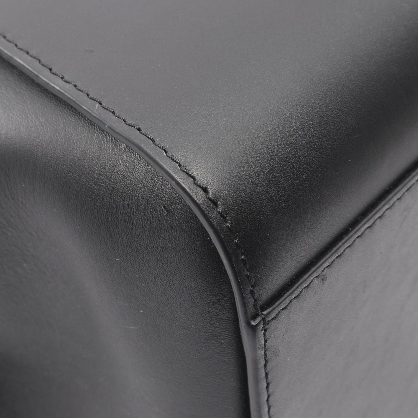 Loewe Handbag Hammock Bag Compact Black Leather Canvas 2-Way — view 5