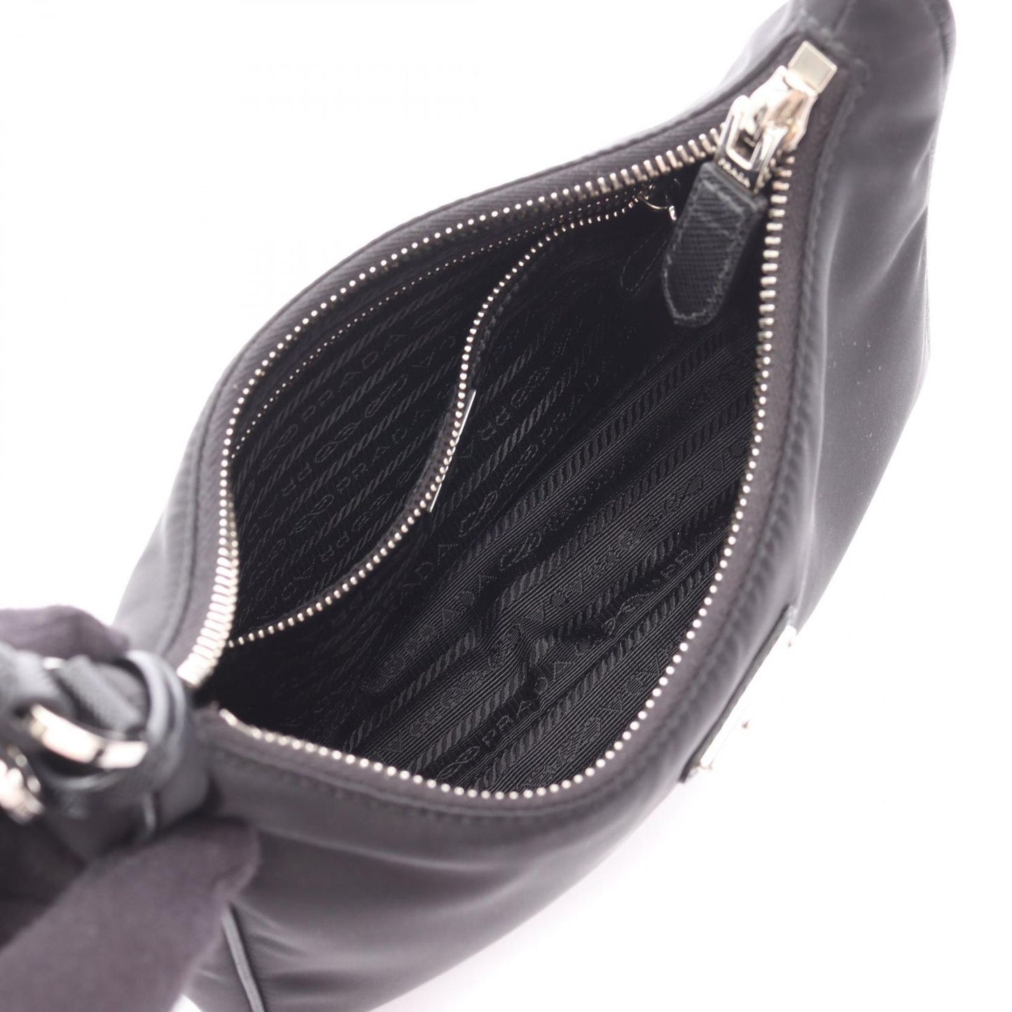 Prada Edition Re-Nylon Mini Bag Black Nylon Saffiano Leather — view 3