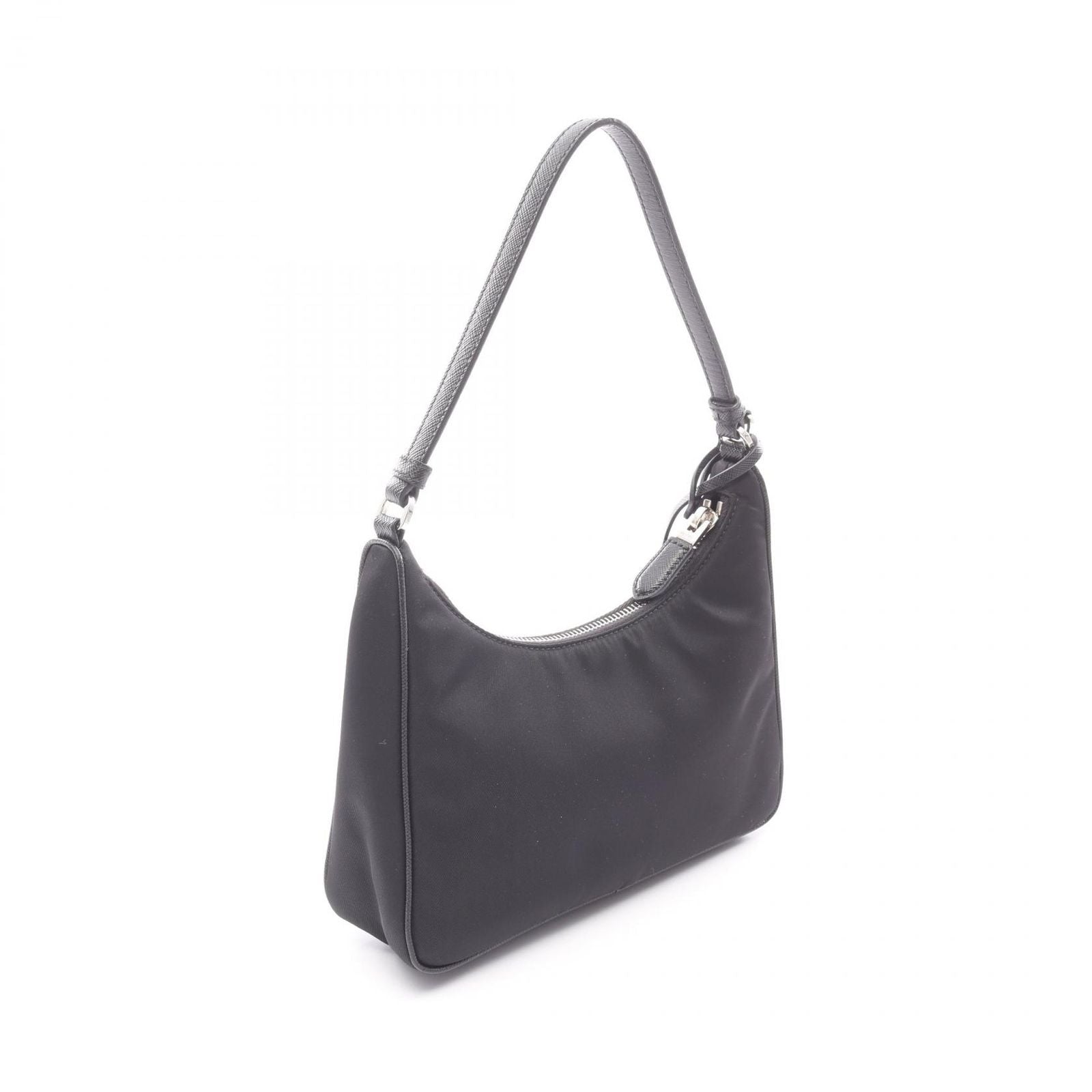 Prada Edition Re-Nylon Mini Bag Black Nylon Saffiano Leather — view 2