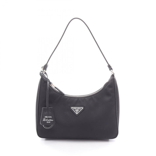 Prada Edition Re-Nylon Mini Bag Black Nylon Saffiano Leather