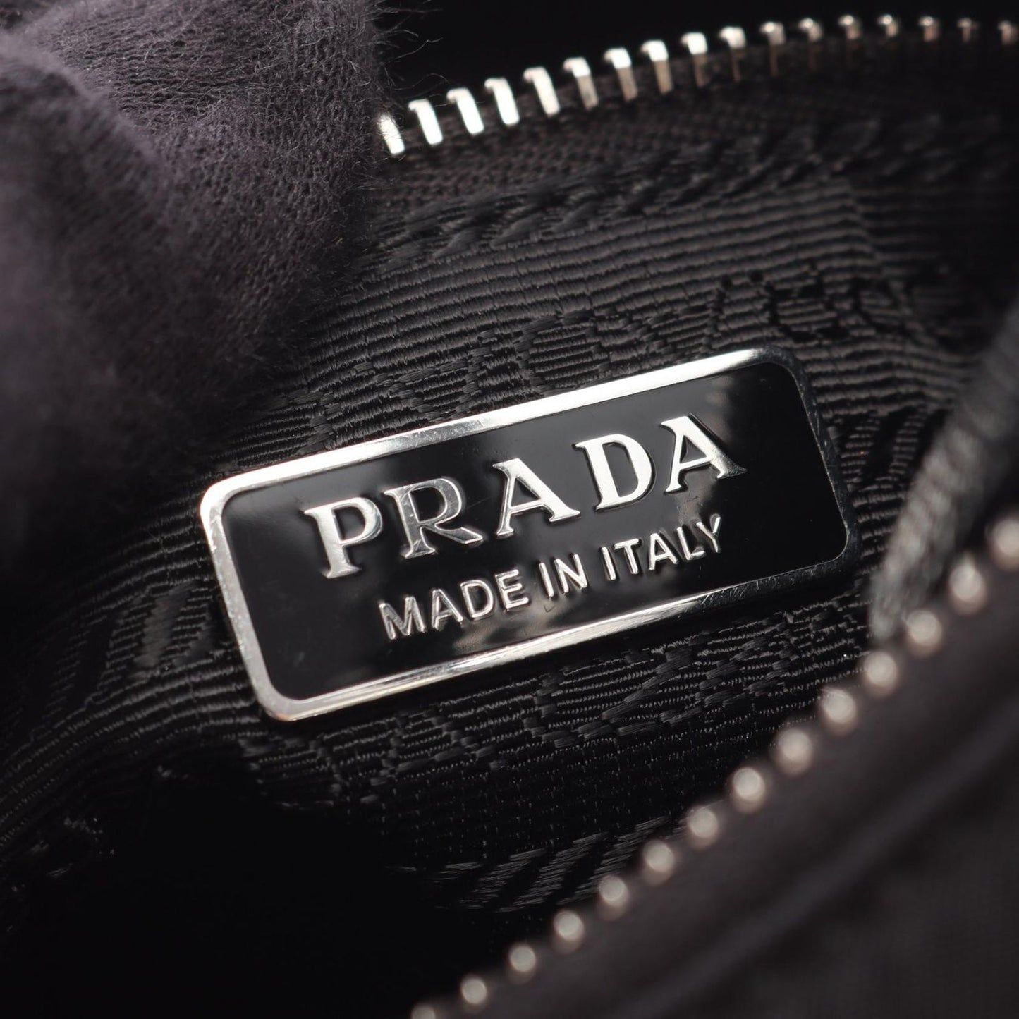Prada Edition Re-Nylon Mini Bag Black Nylon Saffiano Leather — view 4