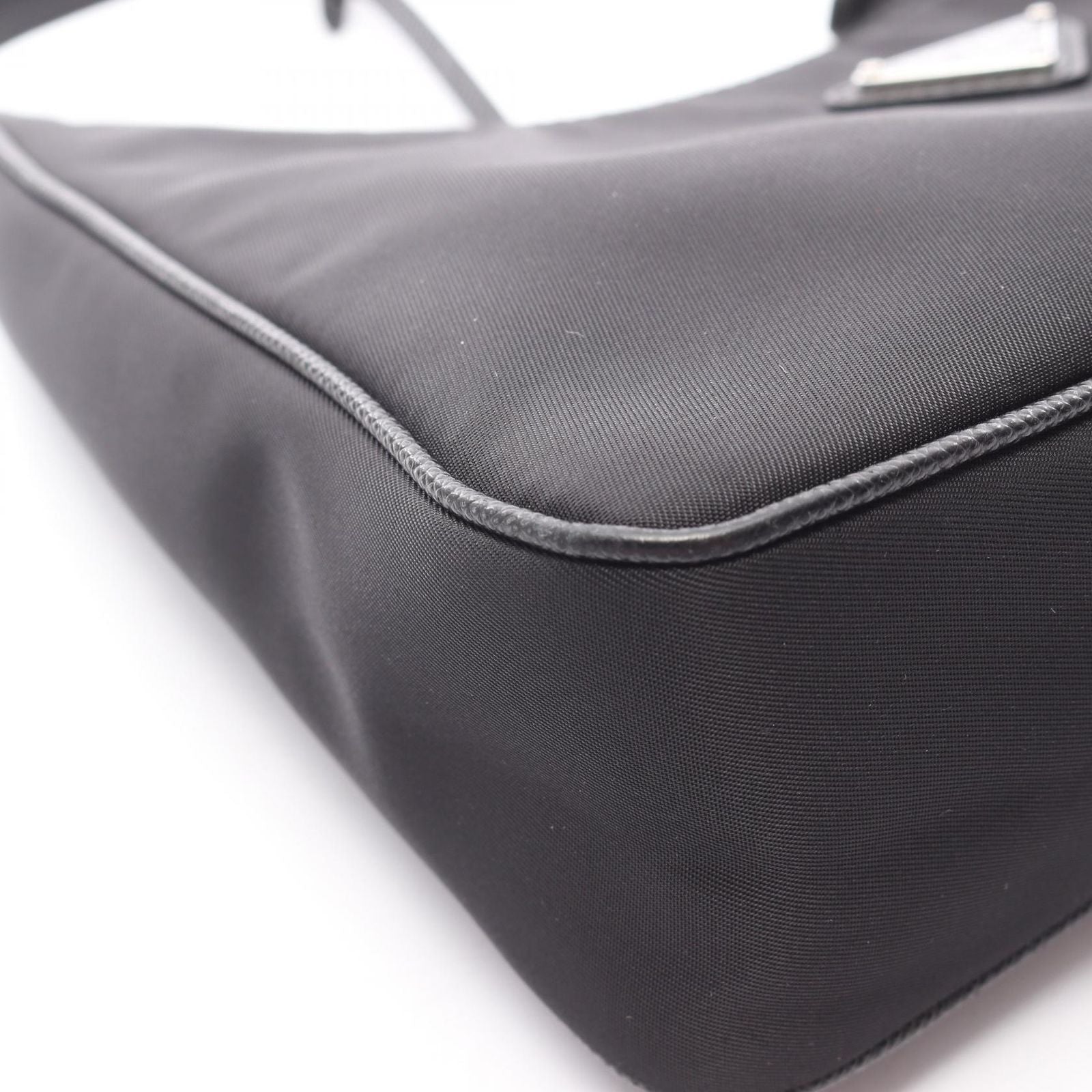 Prada Edition Re-Nylon Mini Bag Black Nylon Saffiano Leather — view 5