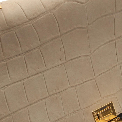 Celine Handbag Trapeze Small Croco — view 8
