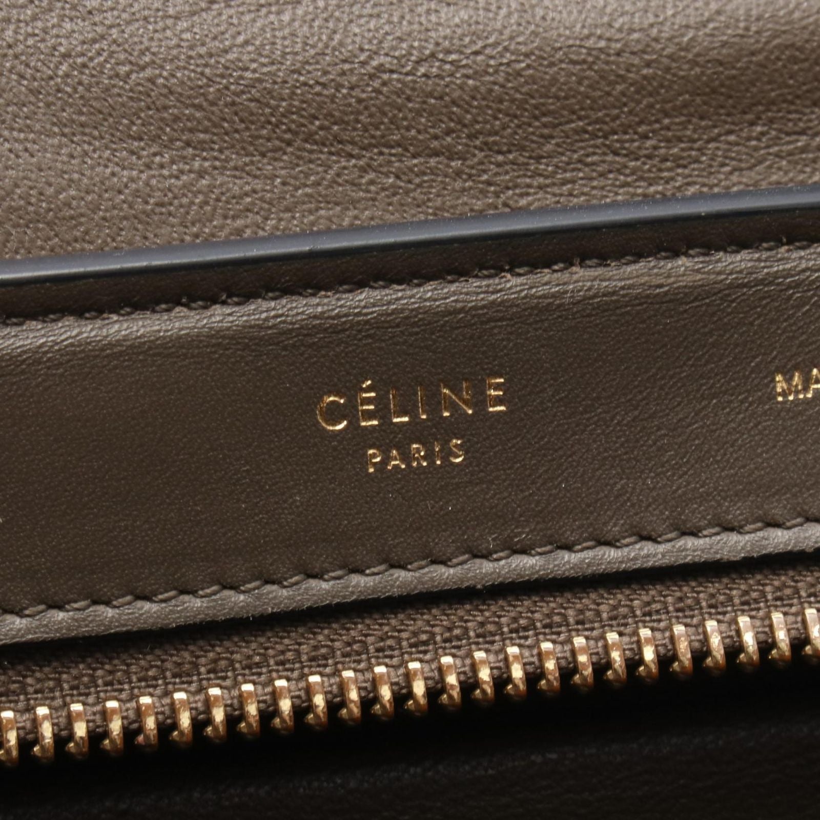 Celine Handbag Trapeze Small Croco — view 4