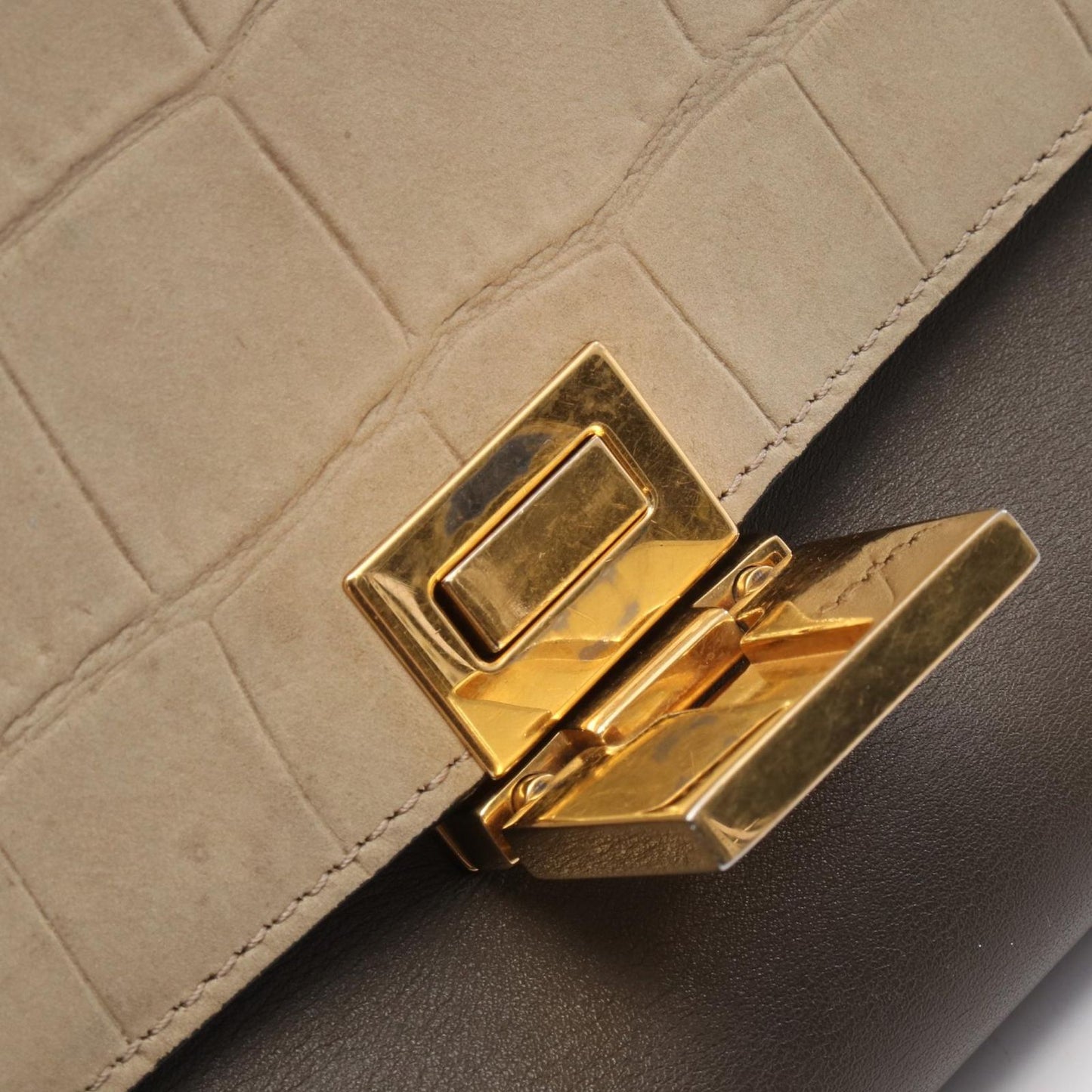 Celine Handbag Trapeze Small Croco — view 7