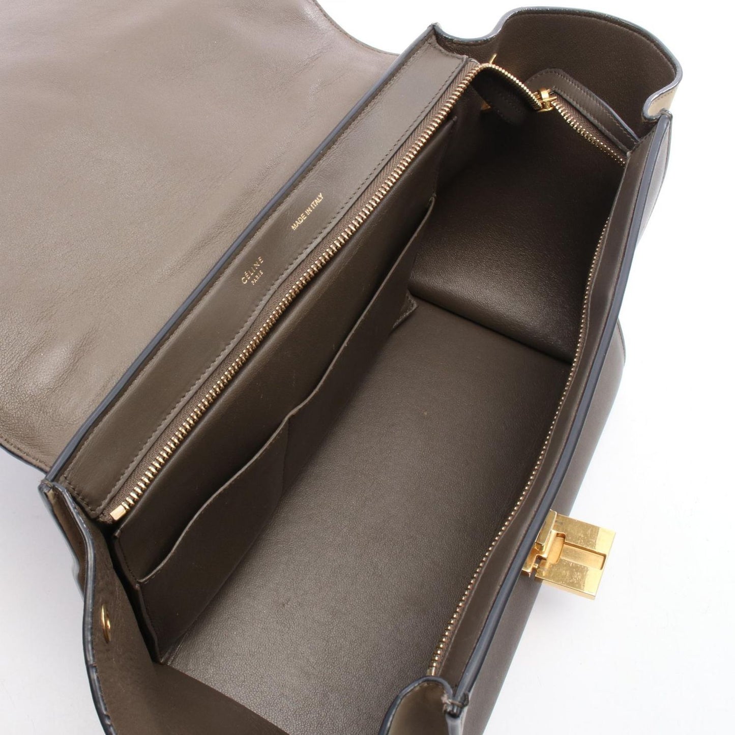 Celine Handbag Trapeze Small Croco — view 3