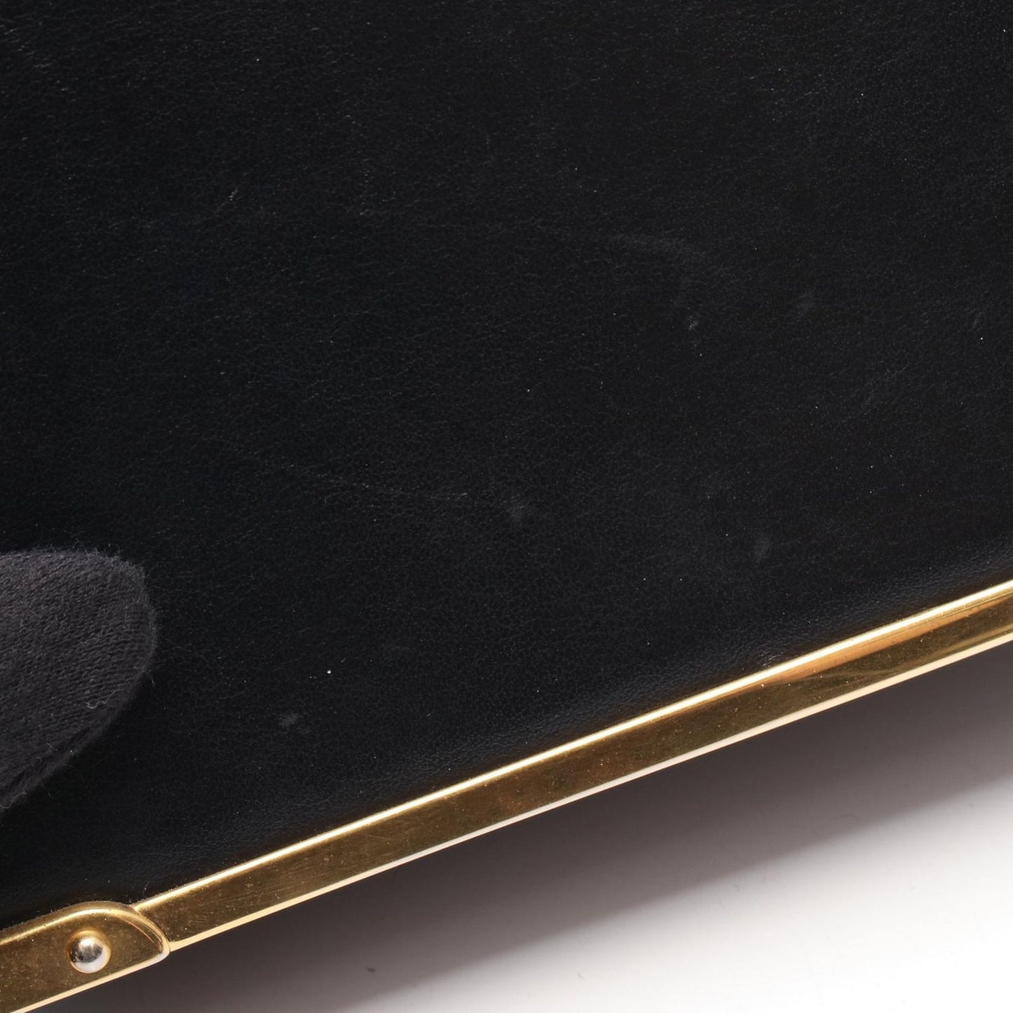 Prada Shoulder Bag Cahier Black Leather Saffiano — view 7