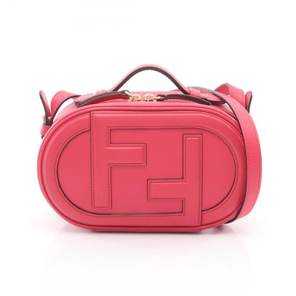 Fendi O-rock Small Camera Bag Red Leather Case