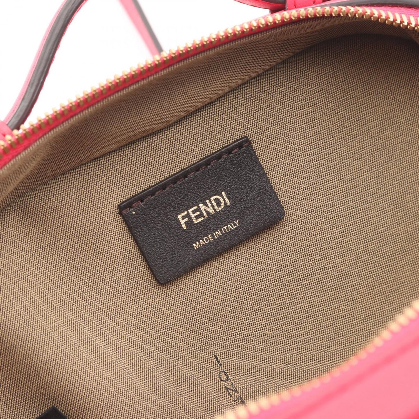 Fendi O-rock Small Camera Bag Red Leather Case — view 4