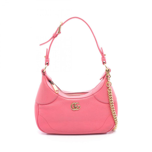 Gucci Shoulder Bag Aphrodite Small Pink Leather Chain
