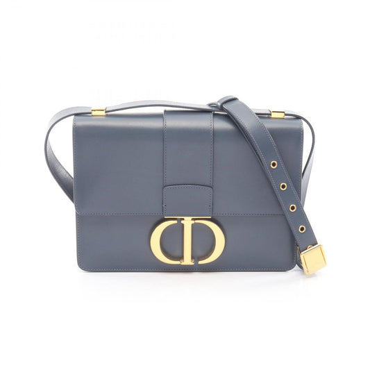 Dior Shoulder Bag 30 Montaigne Navy Leather