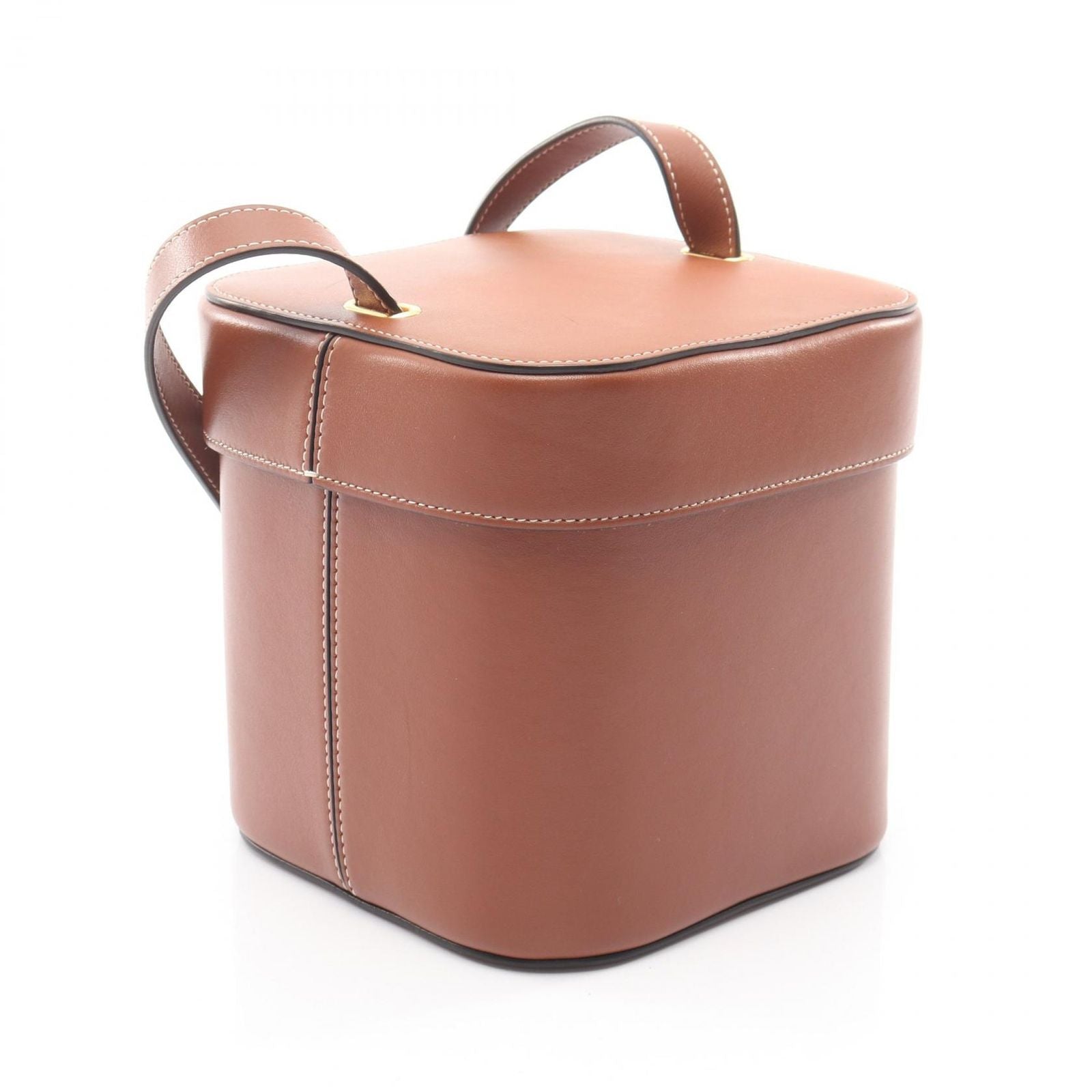 Celine Shoulder Bag Cuir Triomphe Box Tan Leather — view 2