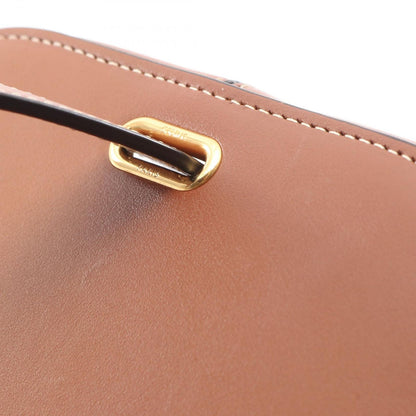 Celine Shoulder Bag Cuir Triomphe Box Tan Leather — view 8