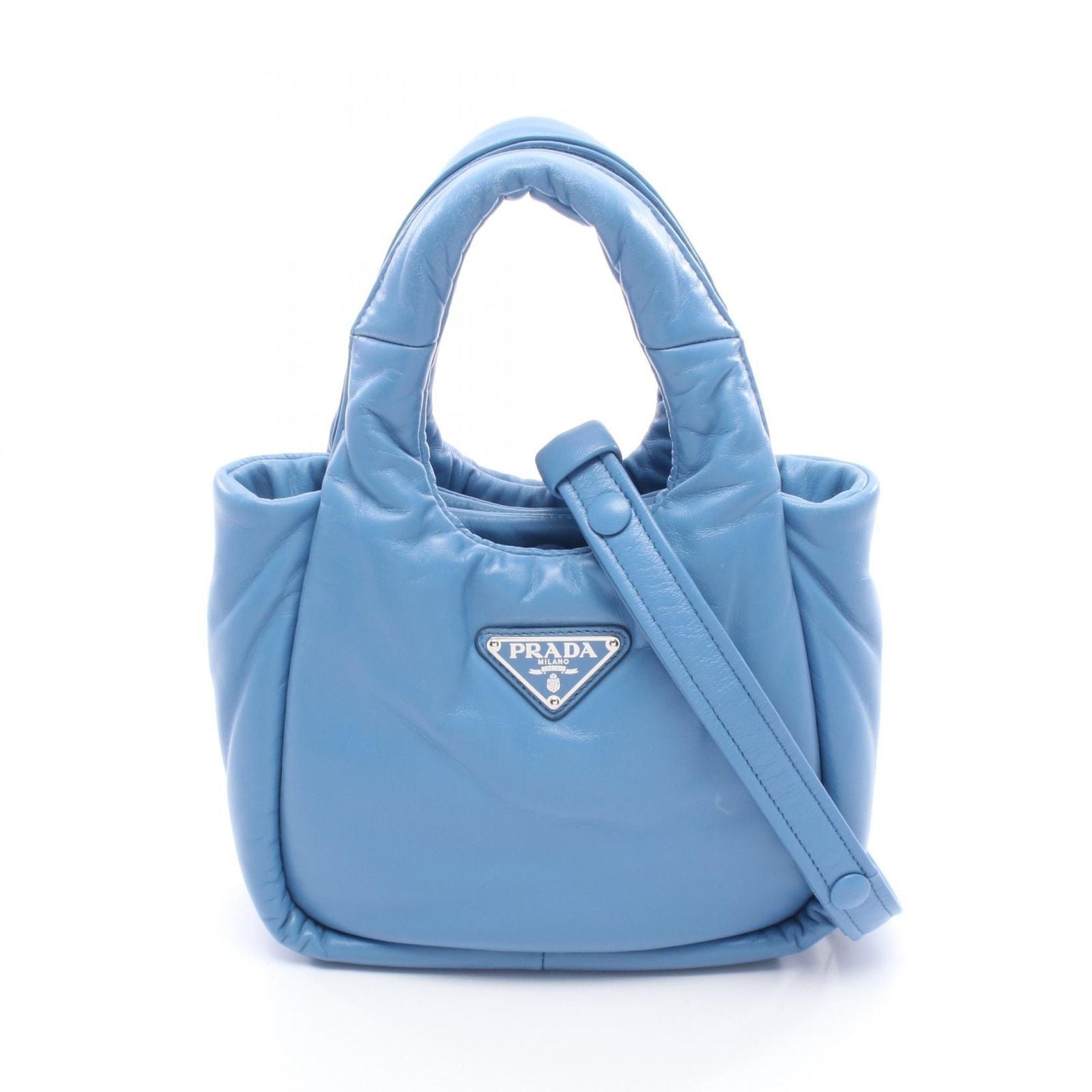 Prada Handbag Padded 2-Way Onda Leather