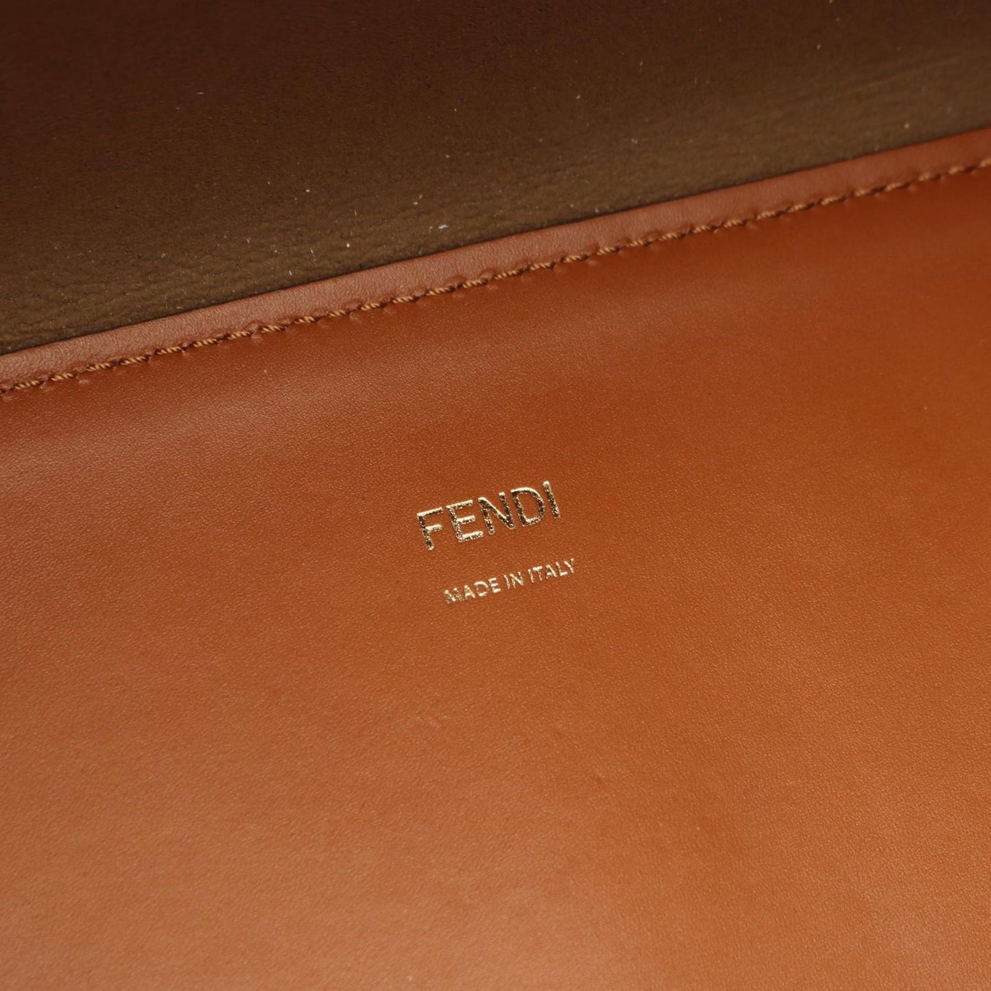 Fendi Tote Sunshine Medium 2-Way Brown Leather — view 4