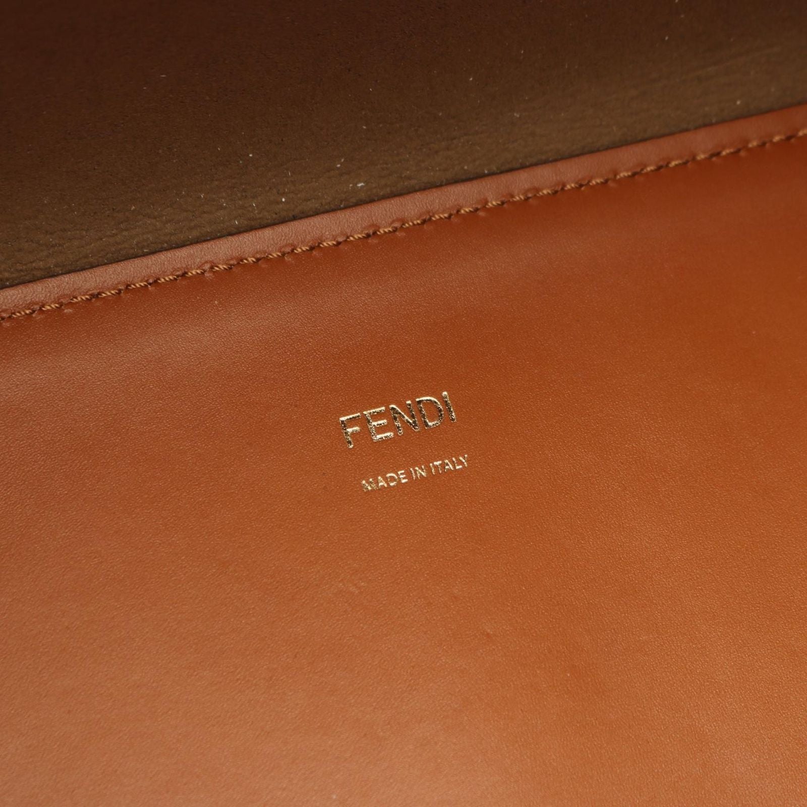 Fendi Tote Sunshine Medium 2-Way Brown Leather — view 4