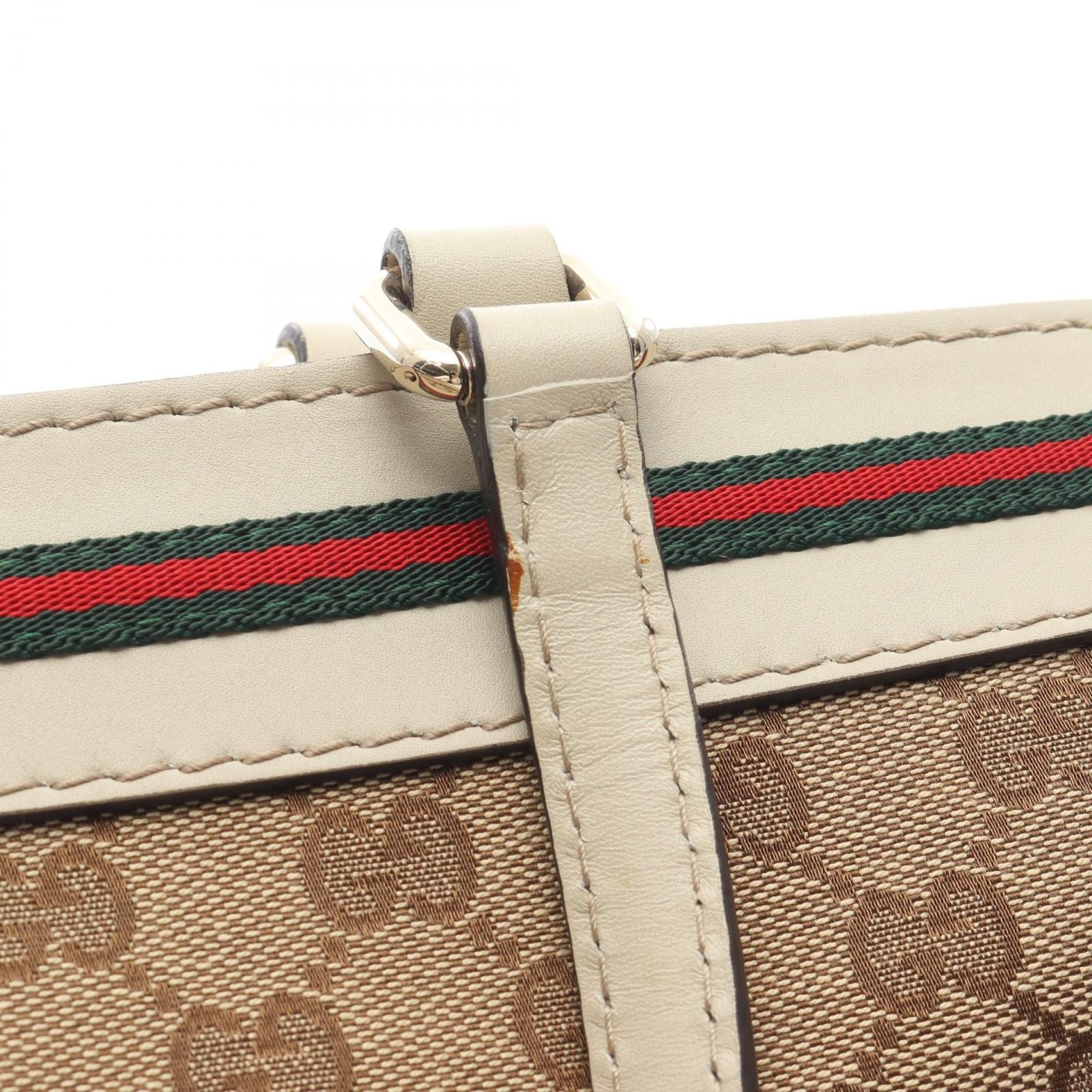 Gucci Tote Mayfair GG Canvas Sherry Line Beige — view 9