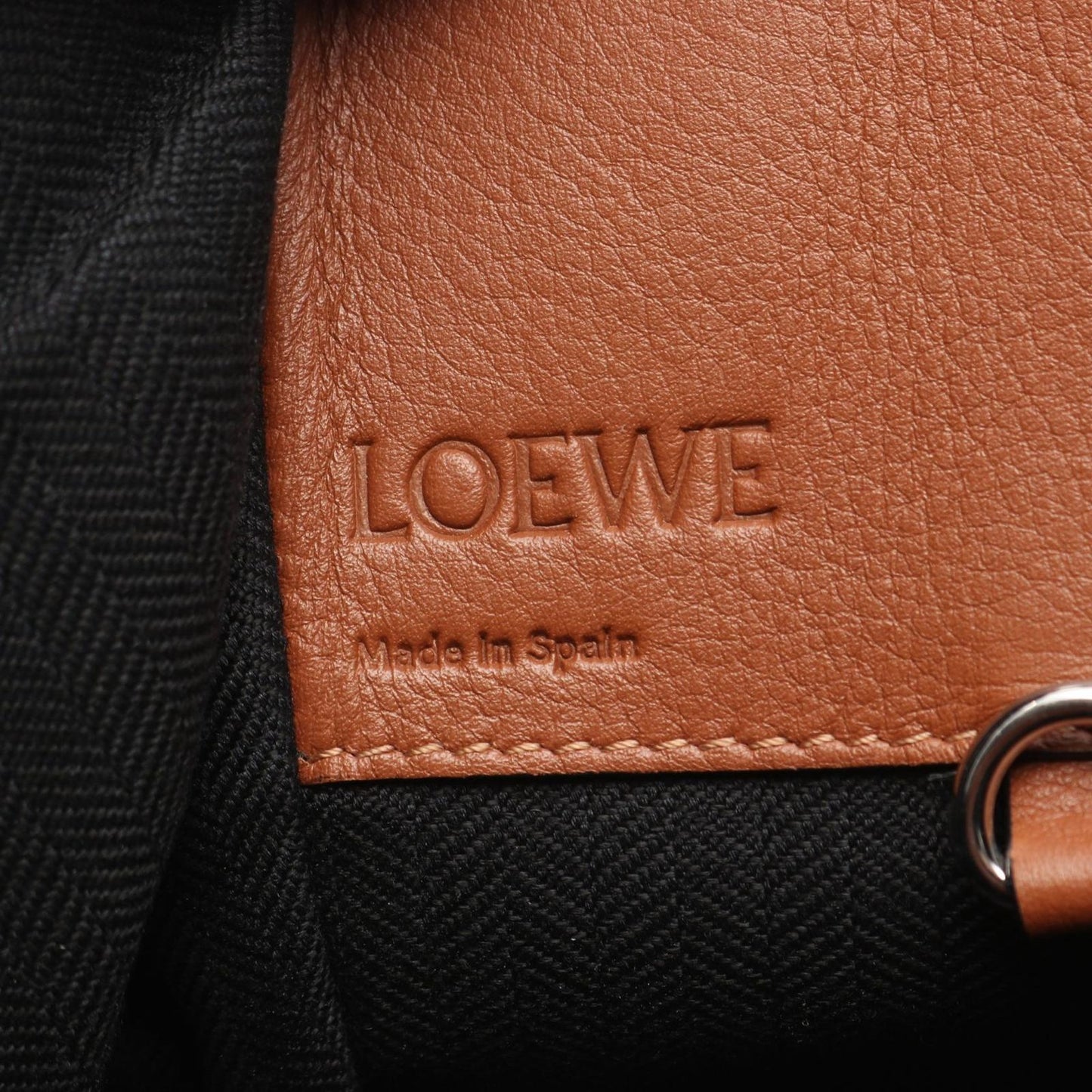 Loewe Handbag Hammock Small Brown Leather — view 4
