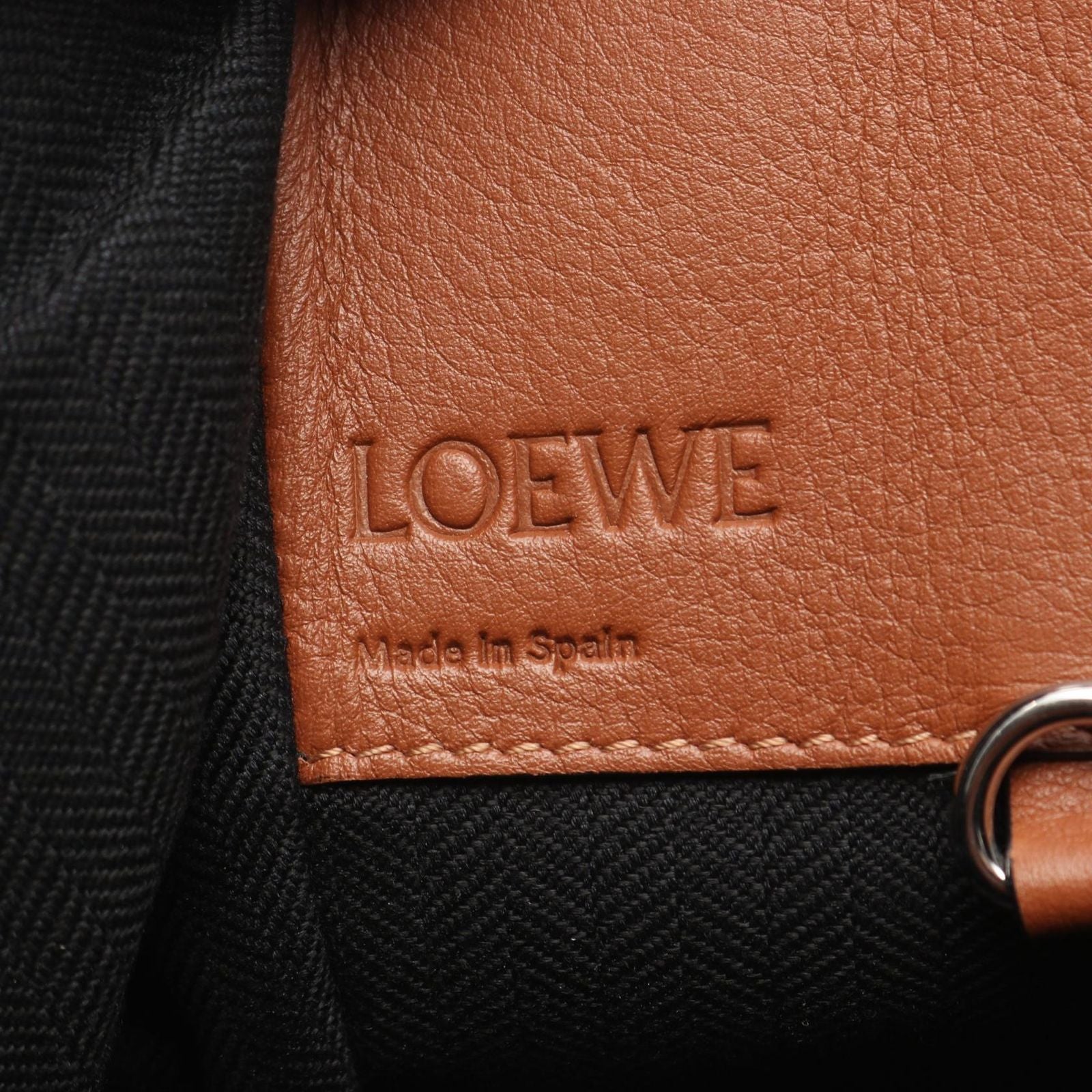 Loewe Handbag Hammock Small Brown Leather — view 4