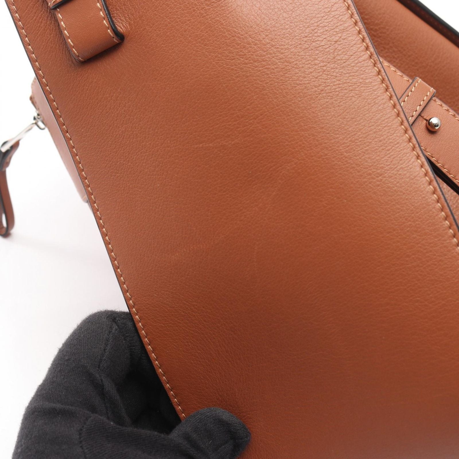 Loewe Handbag Hammock Small Brown Leather — view 7