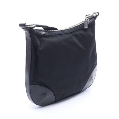 Prada Shoulder Bag Tessuto Light Black Nylon Leather — view 2