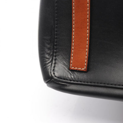 Loewe Tote Lazo Black Brown Leather — view 8