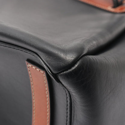 Loewe Tote Lazo Black Brown Leather — view 9
