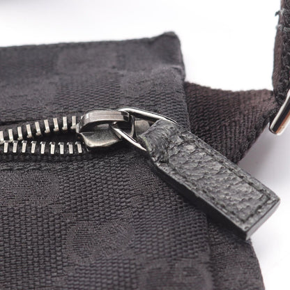 Gucci Waist Bag GG Canvas Black — view 6