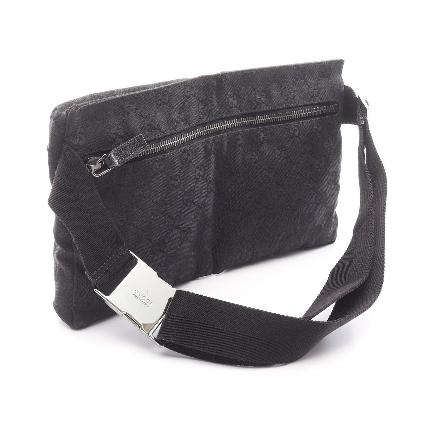 Gucci Waist Bag GG Canvas Black — view 2