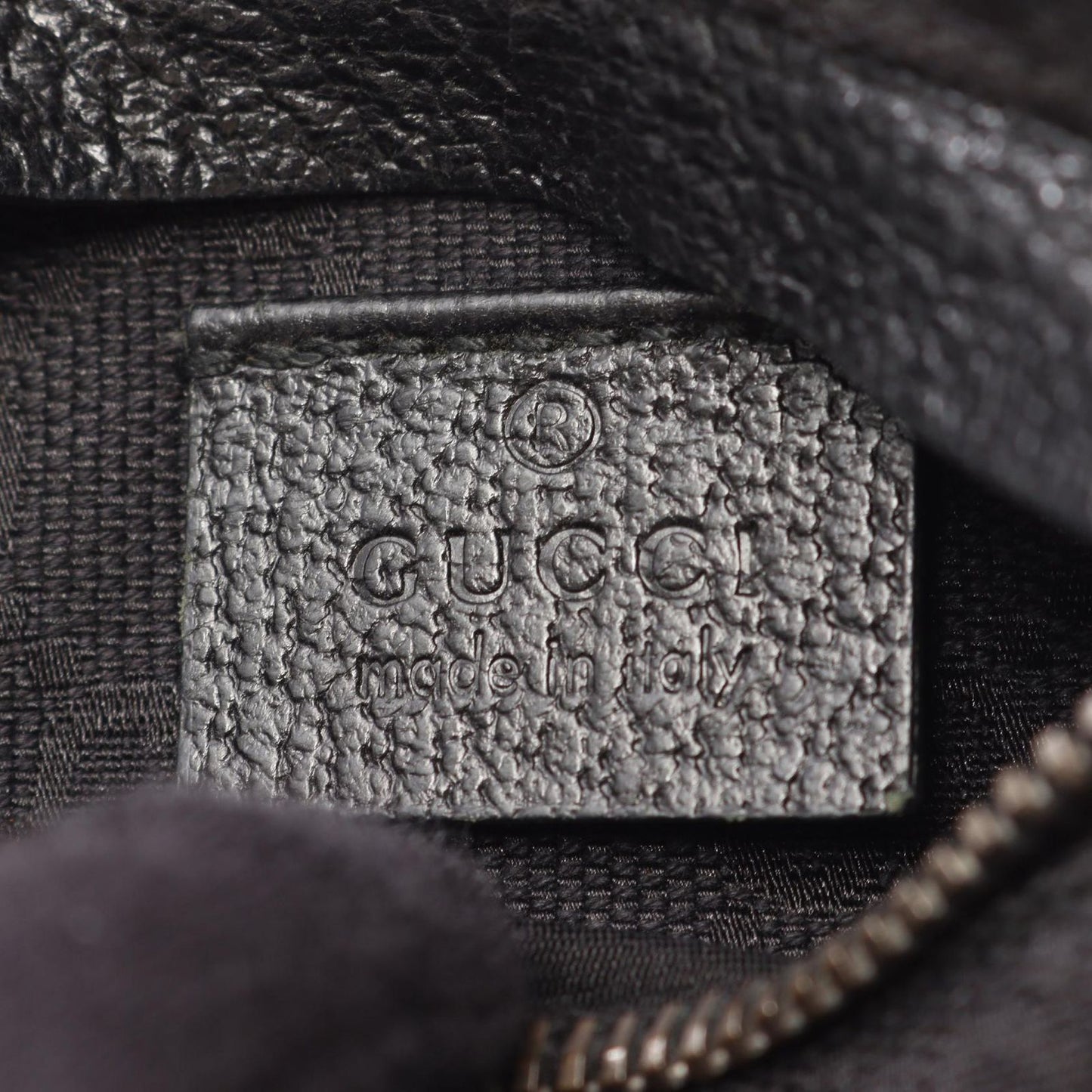 Gucci Waist Bag GG Canvas Black — view 4