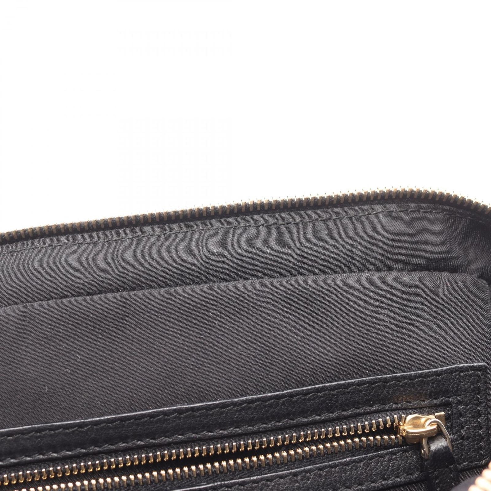 Gucci Shoulder Bag Sherry Line Black Leather Chain — view 5