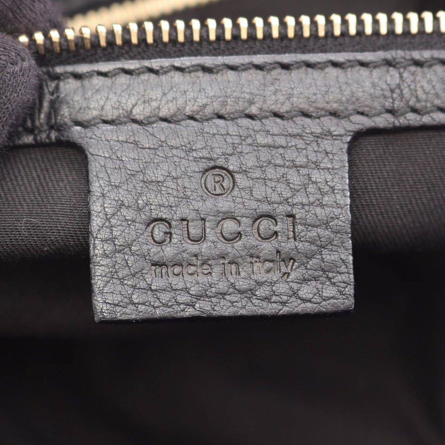 Gucci Shoulder Bag Sherry Line Black Leather Chain — view 4