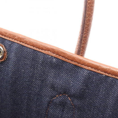 Hermes Tote Garden Party PM Blue Indigo Brown — view 9