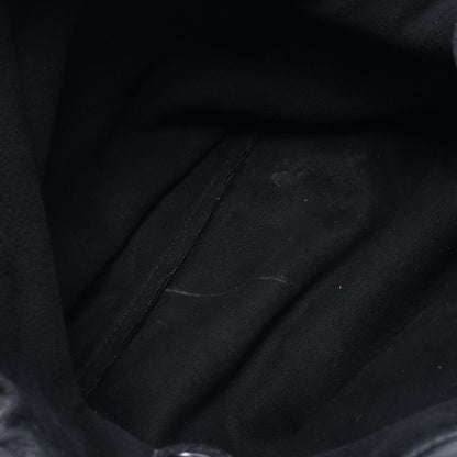 Saint Laurent Paris Shoulder Bag Teddy Drawstring Black Leather — view 8