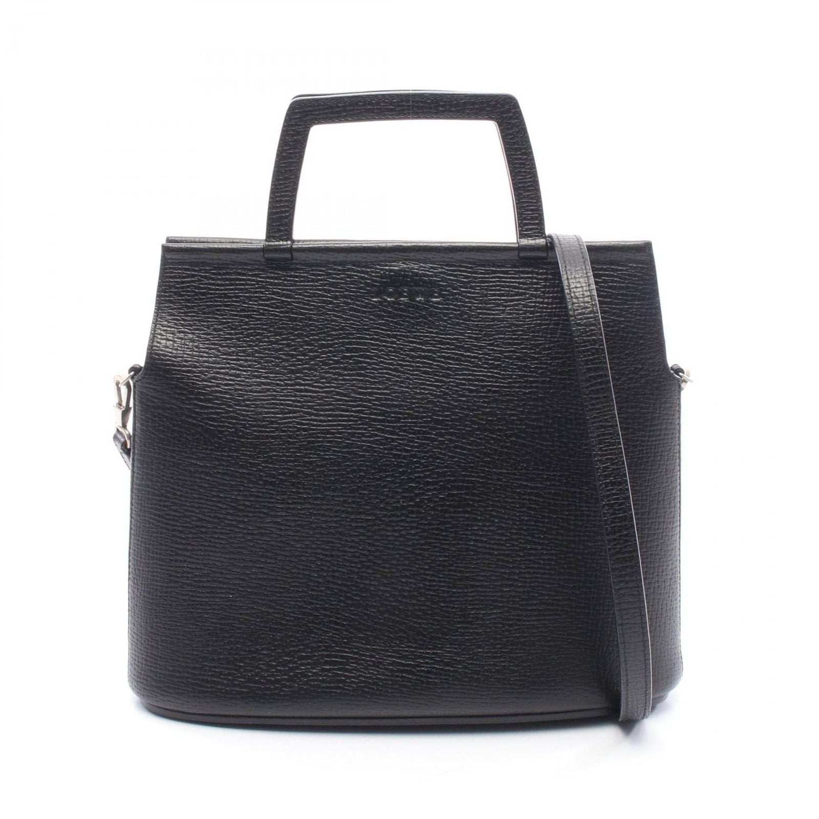 Loewe Handbag Black Leather 2-Way