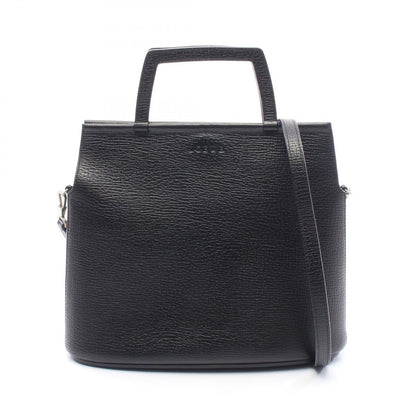 Loewe Handbag Black Leather 2-Way