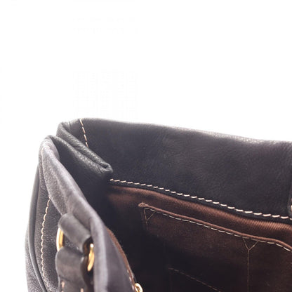 Loewe Tote Made Tall Black Leather Anagram Fringe — view 8