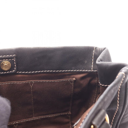 Loewe Tote Made Tall Black Leather Anagram Fringe — view 7