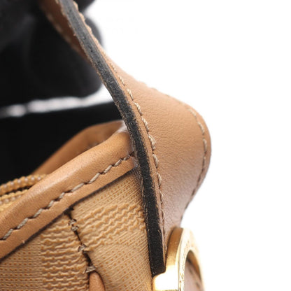 Dior Shoulder Bag Trotter Beige Canvas Leather Oval — view 7