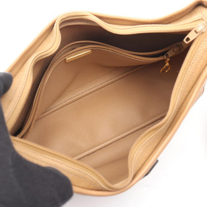 Dior Shoulder Bag Trotter Beige Canvas Leather Oval — view 3