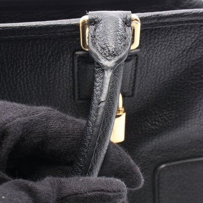 Loewe Handbag Amazona 28 Black Leather — view 5
